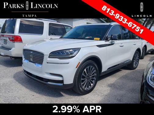 PRISTINE WHITE MET 3C 2022 Lincoln Aviator Reserve AWD