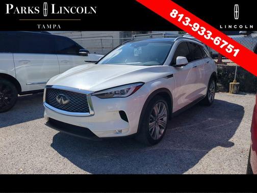 Majestic White 2022 INFINITI QX50 SENSORY