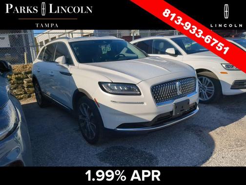 Pristine White Metallic Tri-Coat 2023 Lincoln Nautilus Reserve