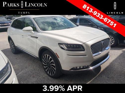 Pristine White Metallic Tri-Coat 2023 Lincoln Nautilus Black Label