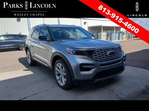 Iconic Silver Metallic 2023 Ford Explorer Platinum