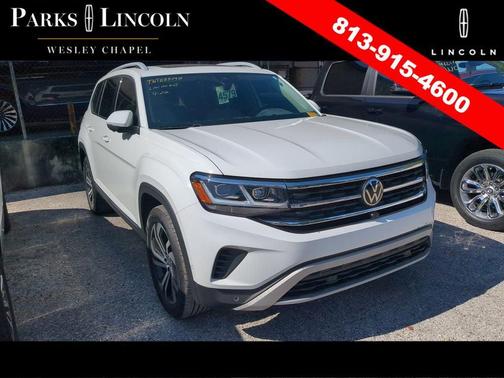 Pure White 2021 Volkswagen Atlas 3.6L SEL Premium