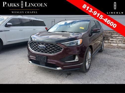 Burgundy Velvet Metallic Tinted Clearcoat 2020 Ford Edge Titanium