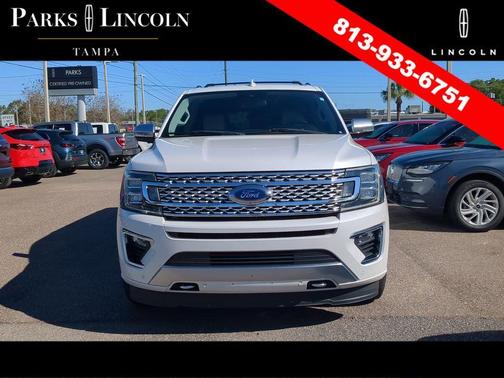 White Platinum 2018 Ford Expedition Max Platinum