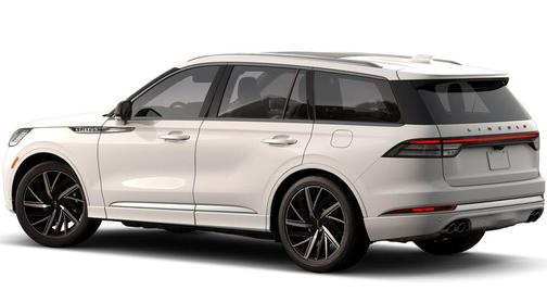 Pristine White Metallic Tri-Coat 2026 Lincoln Aviator Black Label AWD