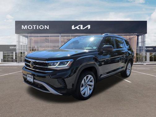 Black 2021 Volkswagen Atlas 3.6L SEL