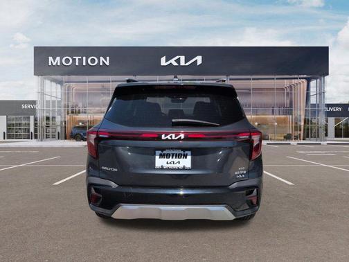 Gravity Gray 2024 Kia Seltos SX Turbo