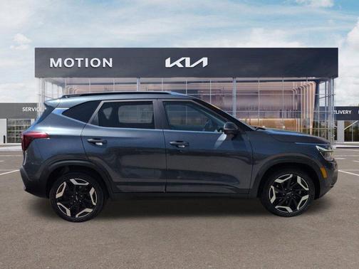 Gravity Gray 2024 Kia Seltos SX Turbo