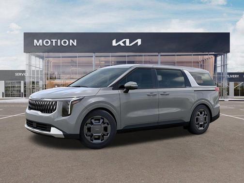 Ceramic Silver 2026 Kia Carnival Hybrid EX