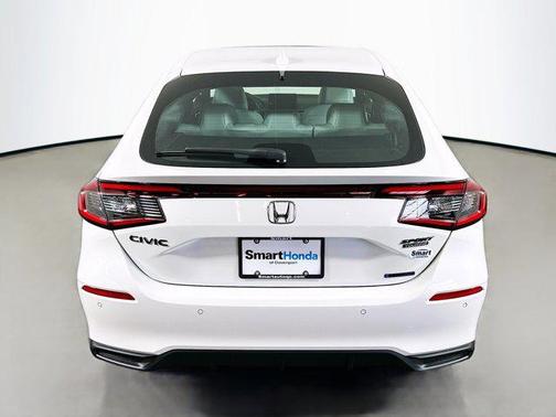 Platinum White 2026 Honda Civic Hybrid Sport Touring