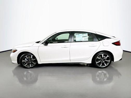 Platinum White 2026 Honda Civic Hybrid Sport Touring