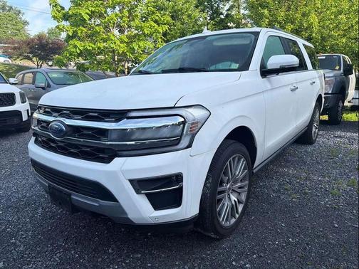 Star White Metallic Tri-Coat 2022 Ford Expedition Max Limited