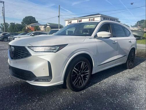 Platinum White Pearl 2025 Acura MDX Advance Package
