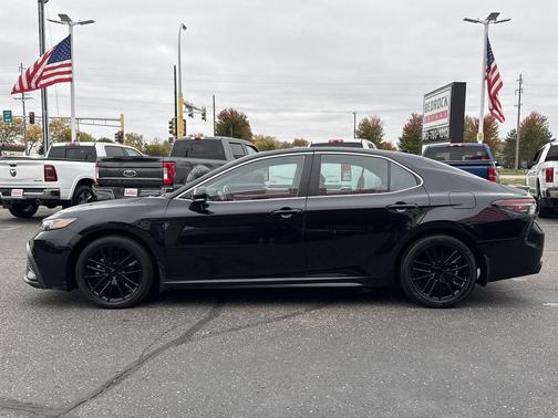 Midnight Black Metallic 2023 Toyota Camry SE