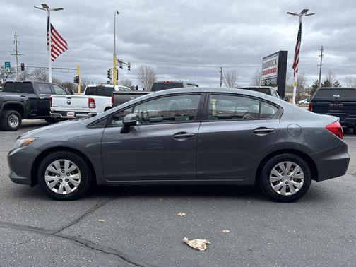 Polished Metal Metallic 2012 Honda Civic LX