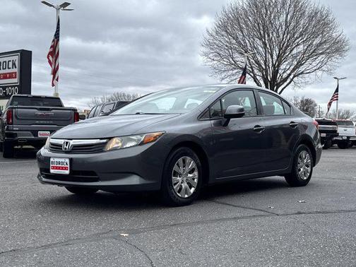 Polished Metal Metallic 2012 Honda Civic LX