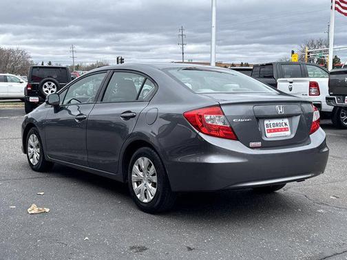 Polished Metal Metallic 2012 Honda Civic LX