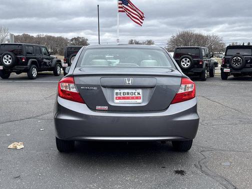Polished Metal Metallic 2012 Honda Civic LX