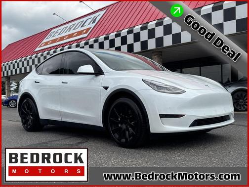 Pearl White Multi-Coat 2020 Tesla Model Y Long Range Dual Motor All-Wheel Drive