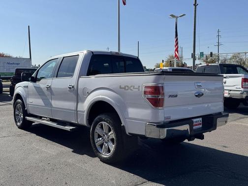 White Platinum Metallic Tri-Coat 2013 Ford F-150 Lariat