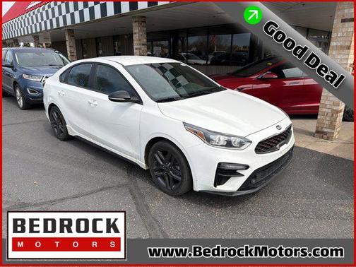 Clear White 2020 Kia Forte GT-Line