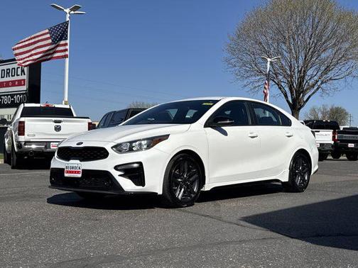 Clear White 2020 Kia Forte GT-Line