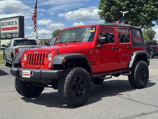Firecracker Red Clearcoat 2017 Jeep Wrangler Unlimited Sport
