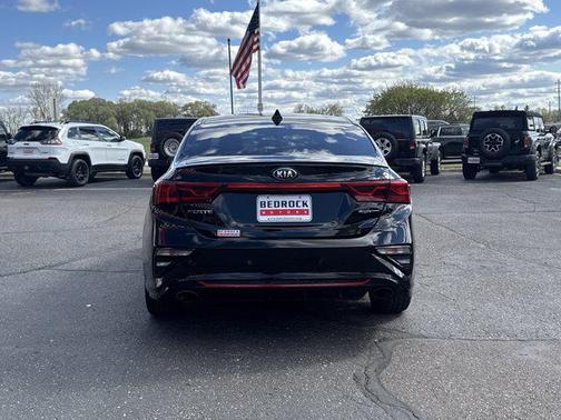 Aurora Black 2021 Kia Forte GT