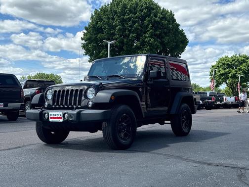 Black Clearcoat 2017 Jeep Wrangler Sport