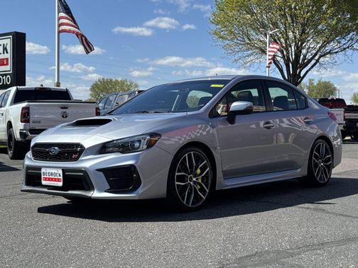 Ice Silver Metallic 2020 Subaru WRX STI Limited w/Lip