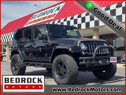 Black Clearcoat 2015 Jeep Wrangler Unlimited Sahara