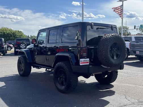 Black Clearcoat 2015 Jeep Wrangler Unlimited Sahara