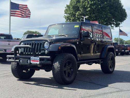 Black Clearcoat 2015 Jeep Wrangler Unlimited Sahara