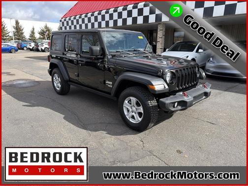 Black Clearcoat 2018 Jeep Wrangler Unlimited Sport