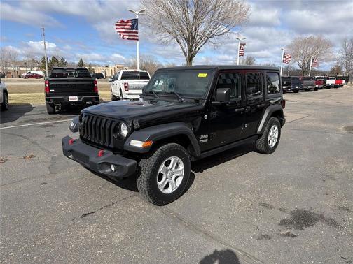 Black Clearcoat 2018 Jeep Wrangler Unlimited Sport