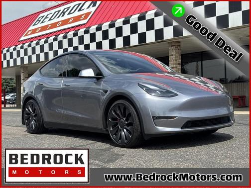 Stealth Grey 2025 Tesla Model Y Performance Dual Motor All-Wheel Drive