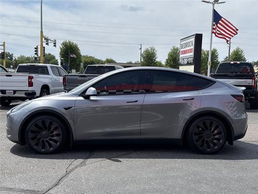 Stealth Grey 2025 Tesla Model Y Performance Dual Motor All-Wheel Drive