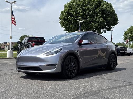 Stealth Grey 2025 Tesla Model Y Performance Dual Motor All-Wheel Drive