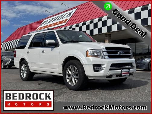 White Platinum Metallic Tri-Coat 2015 Ford Expedition Limited