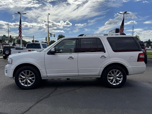 White Platinum Metallic Tri-Coat 2015 Ford Expedition Limited