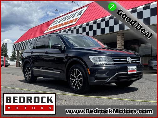 Deep Black Pearl 2021 Volkswagen Tiguan 2.0T SE 4MOTION