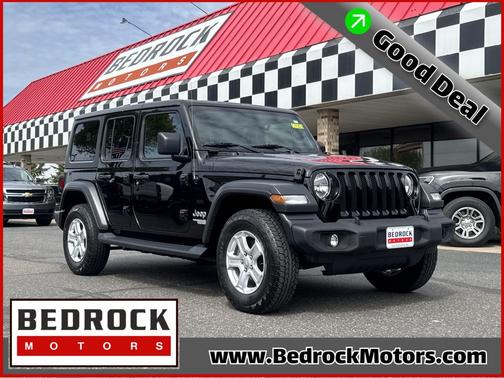 Black Clearcoat 2018 Jeep Wrangler Unlimited Sport