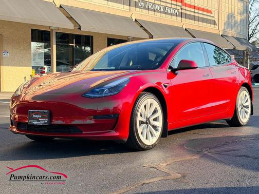Red 2023 Tesla Model 3 Standard Range