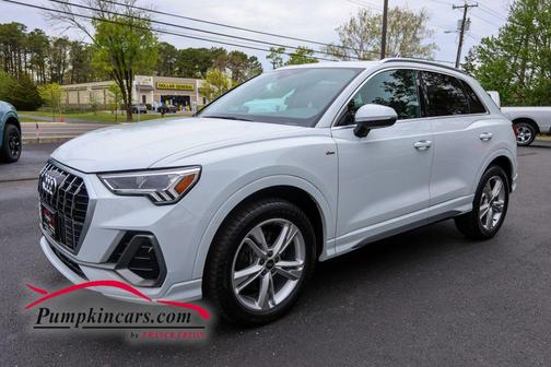 White 2023 Audi Q3 45 S line Premium Plus