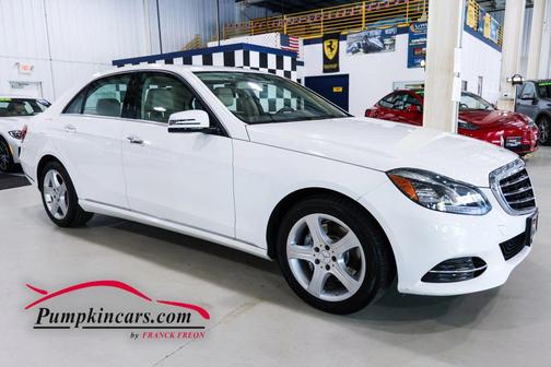White 2016 Mercedes-Benz E-Class 4MATIC