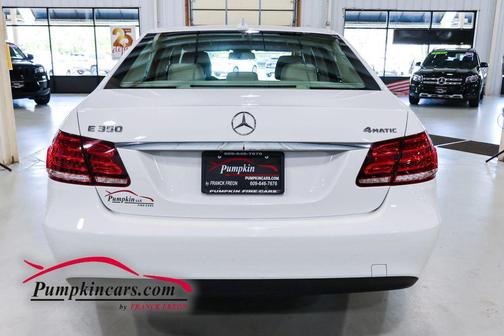 White 2016 Mercedes-Benz E-Class 4MATIC