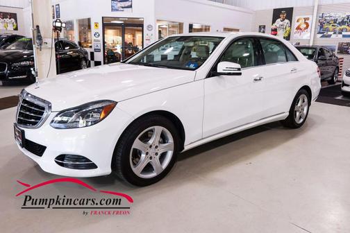 White 2016 Mercedes-Benz E-Class 4MATIC