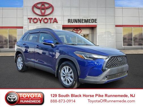 Blue Crush Metallic 2022 Toyota Corolla Cross LE