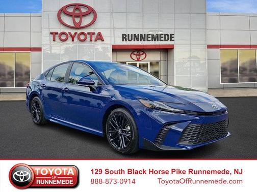 Blue 2025 Toyota Camry SE