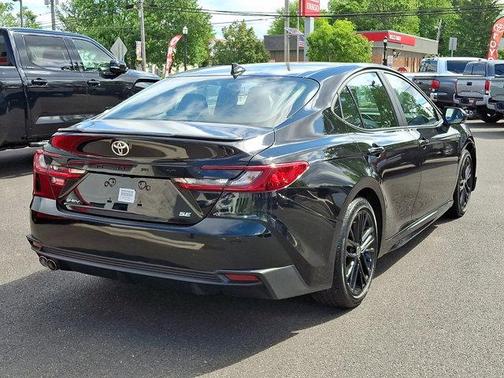 Midnight Black Metallic 2025 Toyota Camry SE
